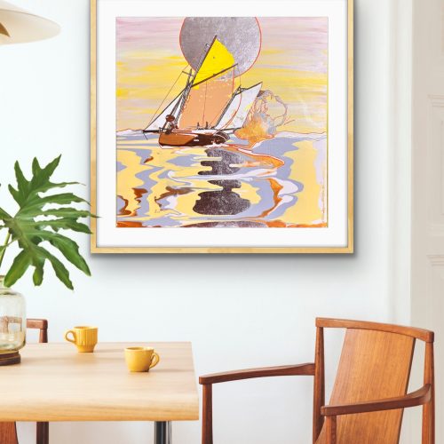 A Lovers Quest (2025) – Leander Sailing Yacht – Signed Limited Print
